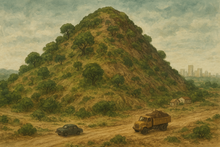 डोंगर म्हातारा झाला